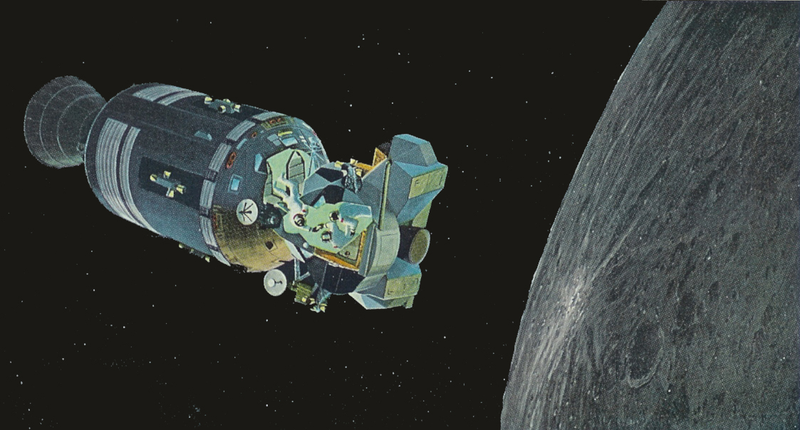 Illustration for article titled Lunar Dreams: 40 Classic Moon Exploration Paintings